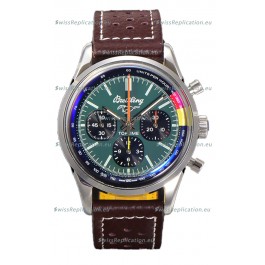 Breitling Top Time B01 Ford Mustang Leather Strap 1:1 Mirror Swiss Replica Watch 