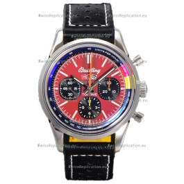 Breitling Top Time B01 Chevrolet Corvette Leather Strap 1:1 Mirror Swiss Replica Watch 