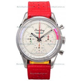 Breitling Top Time B01 Ford Thunderbird Leather Strap 1:1 Mirror Swiss Replica Watch 