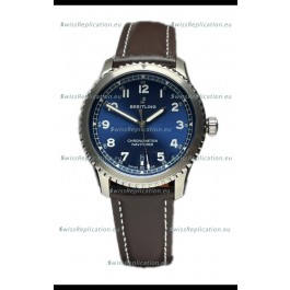 Breitling Navitimer Aviator 8 Automatic 41 Blue Dial 1:1 Mirror Swiss Replica Watch 