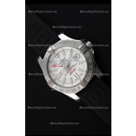 Breitling Avenger II GMT Swiss 1:1 Mirror Replica Watch in White Dial 