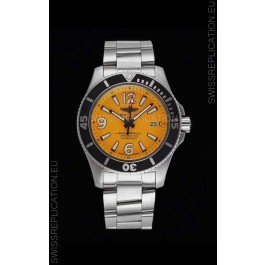 Breitling Superocean Automatic 44 Steel - Yellow Dial 1:1 Mirror Replica