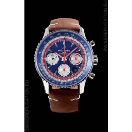 Breitling Navitimer 1 B01 Chronograph PAN AM Edition 43MM - 904L 1:1 Mirror Replica Watch 