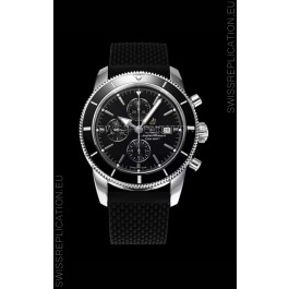 Breitling SuperOcean Heritage II 44MM Black Dial Swiss Replica Watch 