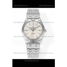 Breitling Chronomat 36MM Stainless Steel Casing 1:1 Mirror Replica Watch White Dial