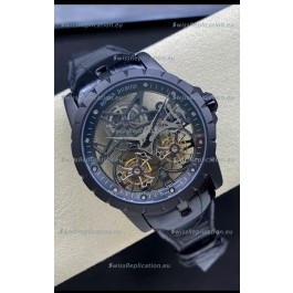 Roger Dubuis Excalibur Dual Tourbillon 1:1 Mirror Swiss Rose DLC Coating