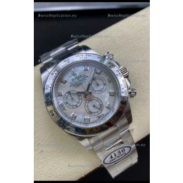 Rolex Cosmograph Daytona M116509-0064 Pearl Dial Cal.4130 Movement - 904L Steel Watch