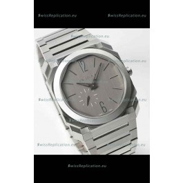 Bvlgari Octo Finissmo Brushed Steel Casing Super Clone Replica Watch