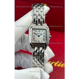 PANTHERE de Cartier Edition 27mm Pearl Dial 1:1 Mirror Swiss Watch Steel Casing