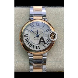 Ballon De Cartier Swiss Automatic 1:1 Mirror Quality 33MM in 2 Tone Rose Gold Casing