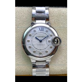 Ballon De Cartier Swiss Automatic 1:1 Mirror Quality 33MM in Steel Casing 