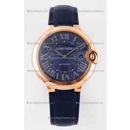 Ballon De Cartier Swiss Automatic 1:1 Mirror Quality 42MM in Rose Gold Casing