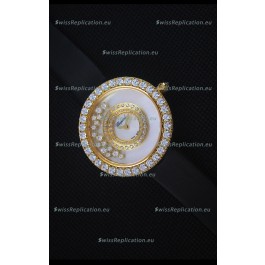 Chopard Happy Dreams 36MM Black Strap in White Dial