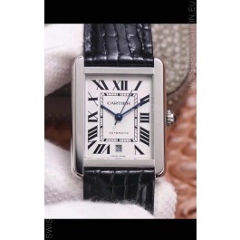 Cartier Tank Solo Swiss Automatic Watch in Stainless Steel Casing 31MM Wide 