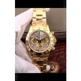 Rolex Cosmograph Daytona 116508 Yellow Gold Original Cal.4130 Movement - 904L Steel Watch