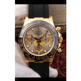 Rolex Cosmograph Daytona 116508 Yellow Gold Original Cal.4130 Movement - 904L Steel Watch