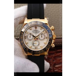 Rolex Cosmograph Daytona 116508 Yellow Gold Original Cal.4130 Movement - 904L Steel Watch