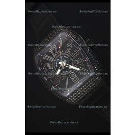 Franck Muller Vanguard Swiss Replica Watch in PVD Coated Case