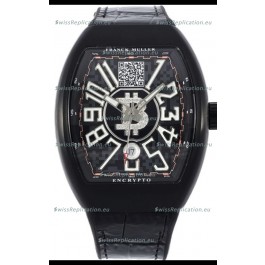 Franck Muller Vanguard Encrypto BTC V45 PVD Casing Swiss Replica Watch