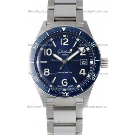 Glashütte SeaQ Divers Edition 1:1 Superclone Swiss Replica Watch Blue Dial 