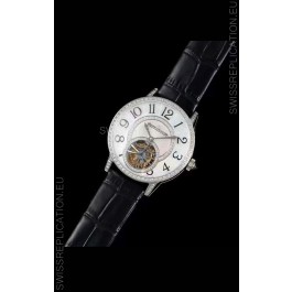 Jaeger LeCoultre RENDEZ-VOUZ Tourbillon 1:1 Mirror Quality Swiss Replica Watch in Steel Casing
