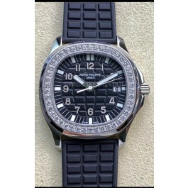 Patek Philippe Aquanaut LUCE 5072A-001 Quartz Swiss Replica Watch in Black Dial 35MM