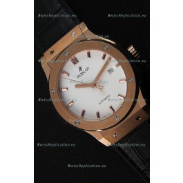 Hublot Classic Fusion King Gold Opalin Swiss Replica Watch - 1:1 Mirror Replica