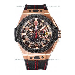 Hublot Big Bang F1 "King Carbon Gold" Edition Chronograph Swiss Replica Watch 