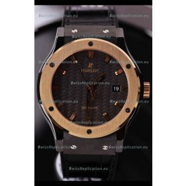 Hublot Classic Fusion Ceramic Casing Rose Gold Bezel Superclone Watch 42MM