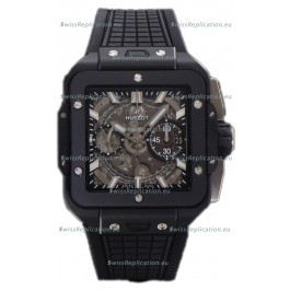 Hublot Square Bang Unico Black Ceramic Casing Chronograph Watch 1:1 Mirror Replica