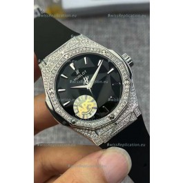 Hublot Classic Fusion Orlinski PAVE Edition Black Dial Swiss Replica Watch 40MM