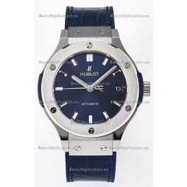 Hublot Super Clone Classic Fusion Titanium 38MM 1:1 Mirror Replica Watch Blue Dial