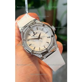 Hublot Classic Fusion Orlinski Diamonds Paved Edition White Dial Swiss Replica Watch 40MM