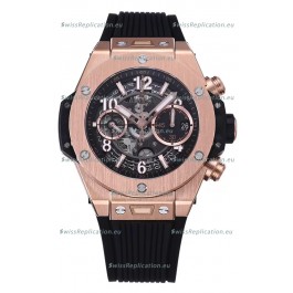 Hublot Big Bang Unico Rose Gold Casing 1:1 Mirror Edition Swiss Replica Watch