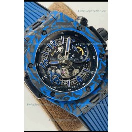 Hublot Big Bang Unico Blue Carbon Las Vegas Boutique Edition Swiss Replica Watch 