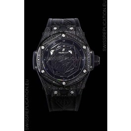 Hublot Big Bang One Click Sang Bleu 1:1 Mirror Replica in Ceramic Casing - 45MM