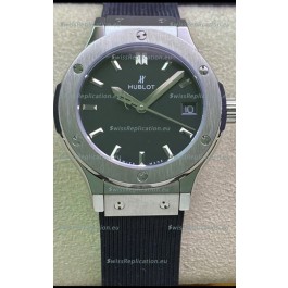 Hublot Classic Fusion Stainless Steel 33MM Black Dial Swiss Quartz Movement Watch 1:1 Mirror Quality