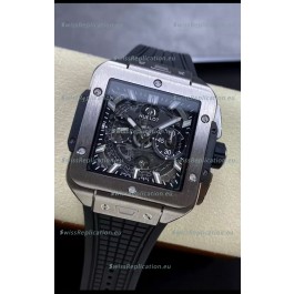 Hublot Square Bang Unico Titanium Chronograph Watch 1:1 Mirror Replica