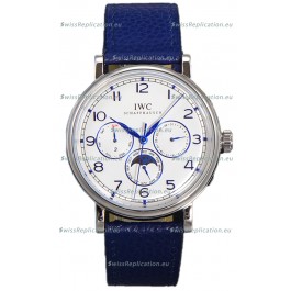 IWC Portofino Perpetual Calendar IW3446 White Dial Swiss Replica Watch 