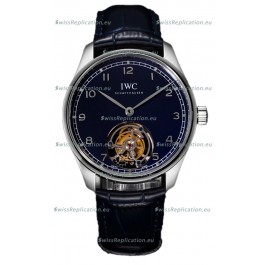 IWC Portugieser IW5458 Hand-Wound Genuine Tourbillon Steel Swiss Replica Watch 