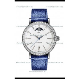 IWC Portofino IW659601 Automatic Moon Phase Steel Casing Watch in White Dial 37MM