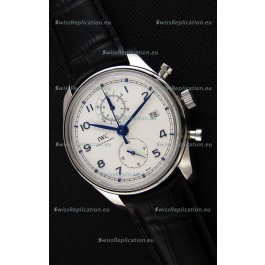 IWC Portugieser Chronograph Classic IW390302 White Dial Swiss Replica Watch