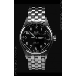 IWC MARK XVIII Swiss Replica Watch in 904L Steel Black Dial 40MM - 1:1 Mirror Replica