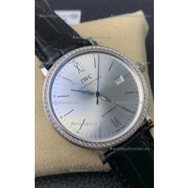 IWC Portofino Automatic 1:1 Mirror Quality Steel Dial 904L Steel Casing Swiss Replica Watch