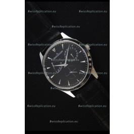 Jaeger-LeCoultre Master Ultra Thin Réserve De Marche Black Dial 1:1 Mirror Replica Watch
