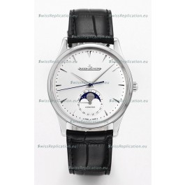 Jaeger LeCoultre Master Ultra Thin Moon 904L Steel 1:1 Mirror Replica Watch