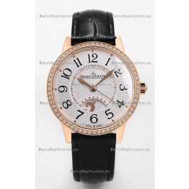 Jaeger-LeCoultre Rendez-Vous Steel Night & Day Rose Gold 1:1 Mirror Swiss Watch