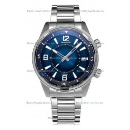 Jaeger LeCoultre Polaris Date Blue Dial Steel Strap 1:1 Mirror Replica Watch 42MM