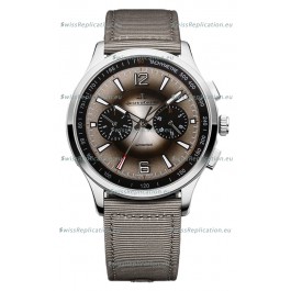 Jaeger LeCoultre Polaris Q902843J Chronograph Grey Dial Nylon Strap Swiss Replica Watch 