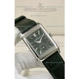Jaeger-LeCoultre Reverso DuoFace Steel Casing Green Dial Watch in Swiss Automatic Movement